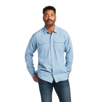 Ariat Ace Retro Fit Shirt Modre Siva | 9LqNZojw