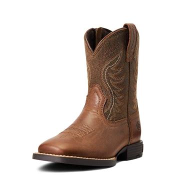 Ariat Amos Western Boot Sorrel Crunch | awZJl2td