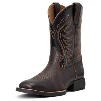 Ariat Amos Western Boot Červené Hnede | hX8ynlcT