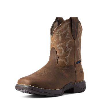 Ariat Anthem Shortie II Nepremokave Western Boot Hnede | 0JMXVj14