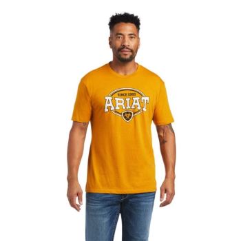 Ariat Ariat 93 Shield T-Shirt Buckthron Heather | 7HYAGFfM