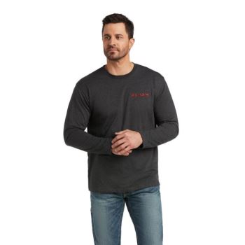 Ariat Ariat American Woods T-Shirt Siva | nbfscMzI