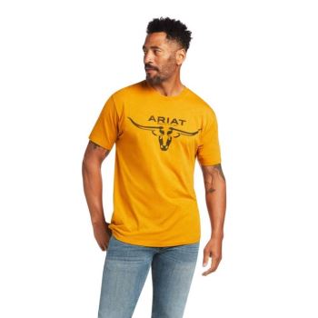 Ariat Ariat Bred in the USA T-Shirt Buckthorn Heather | vQPnCqmx
