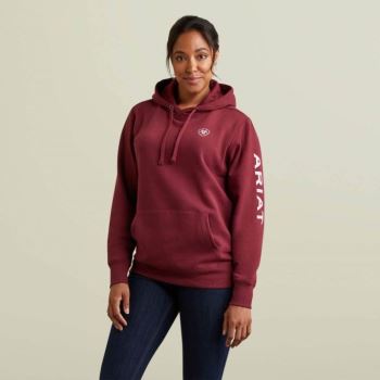 Ariat Ariat Logo Hoodie Zinfandel | a2leijtt
