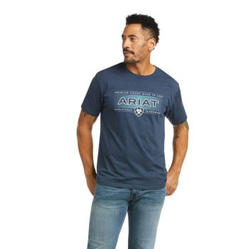 Ariat Ariat Premium Wave T-Shirt Námornícka Modrá | Fr4fHWso