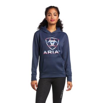 Ariat Ariat TEK Hoodie Modre | cYFxeJuL