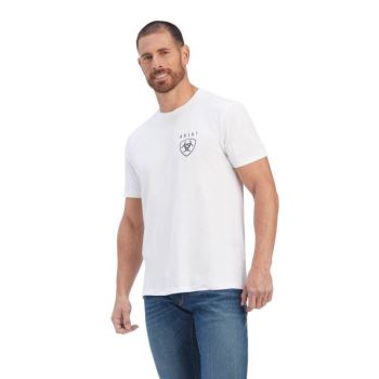 Ariat Ariat Vertical Freedom T-Shirt Biele | 8hYw4Vz2