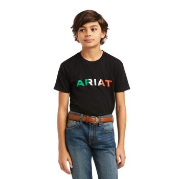 Ariat Ariat Viva Mexico T-Shirt Čierne | 8xfepteJ