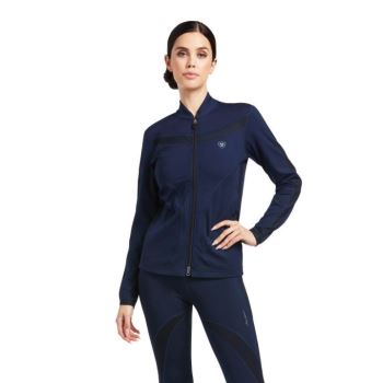 Ariat Ascent Full Zip Sweatshirt Námornícka Modrá | 2PmC9oAS