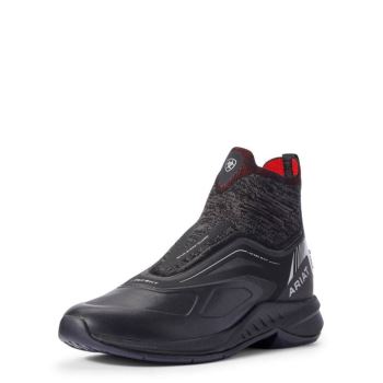 Ariat Ascent Paddock Boot Čierne Červené | 4z2LLIcH