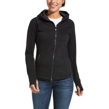 Ariat Attain Full Zip Hoodie Čierne | SLexHxkz