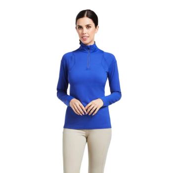 Ariat Auburn 1/4 Zip Baselayer Modre | MIVGsXJp