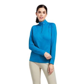 Ariat Auburn 1/4 Zip Baselayer Modre | NiOKzcnS