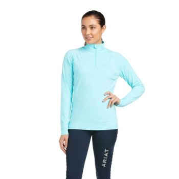 Ariat Auburn 1/4 Zip Baselayer Modre | OCfG66a4