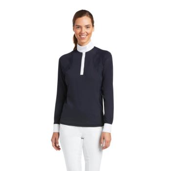 Ariat Auburn Show Shirt Námornícka Modrá | bm1z7e8C