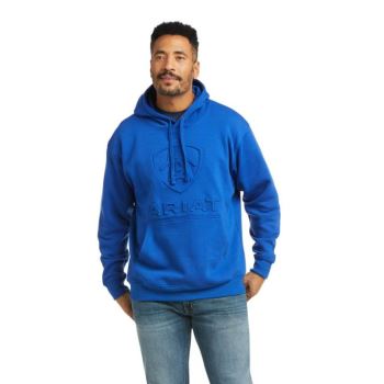 Ariat Basic Hoodie Sweatshirt Cobalt Embossed Option | 5v1leiNu