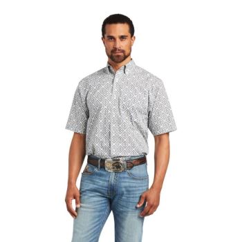 Ariat Baylor Klasické Fit Shirt Biele | EicgSzSi