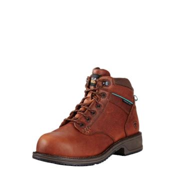 Ariat Bežná Pracovná Stredne Cipkovane SD Composite Spicou Pracovná Boot Hnede | lqJSC9q8