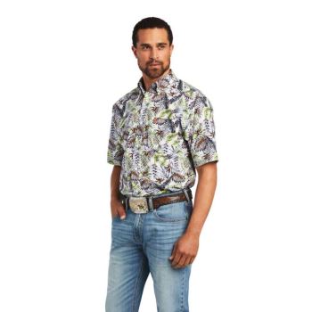 Ariat Blaine Klasické Fit Shirt Biele | x6u3H35e