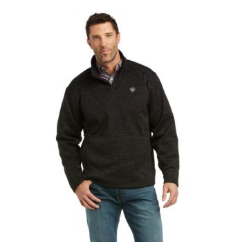 Ariat Caldwell 1/4 Zip Tmavo Siva | 2OGCfNjw