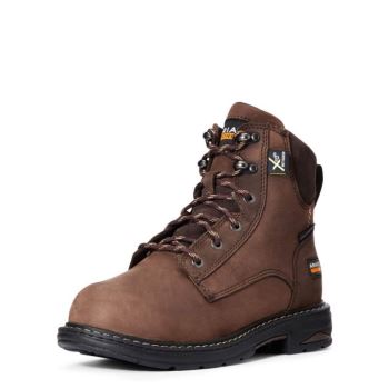 Ariat Casey 6" MetGuard Composite Spicou Pracovná Boot Hnede | X6iDAYtw