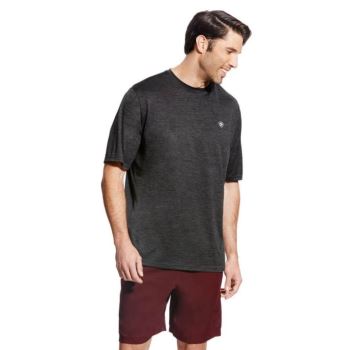 Ariat Charger Basic T-Shirt Tmavo Siva | A3LuvLXF