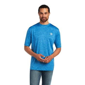 Ariat Charger Vertical Flag Tee Modre | dWTjBm8A
