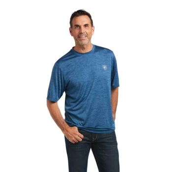 Ariat Charger Vertical Flag Tee Skyfall | 8XEvrhMd