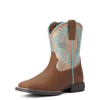 Ariat Child Storm Western Boot Rich Clay | UzD4Eu9V