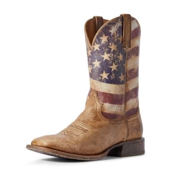 Ariat Circuit Proud Western Boot Béžové Hnede | Bc8ZUypp