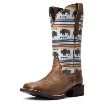 Ariat Circuit Savanna Western Boot Siva Hnede | K00JX4Vw