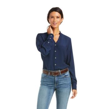 Ariat Clara Blouse Námornícka Modrá | hzJNkhUt