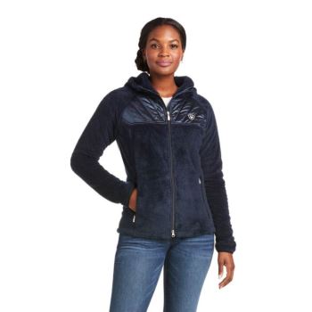 Ariat Coalesce Hoodie Full Zip Sweatshirt Tmavo Modre | f5nqrqgj