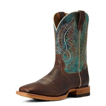 Ariat Cow Camp Western Boot Hnede | W7lzp2qR