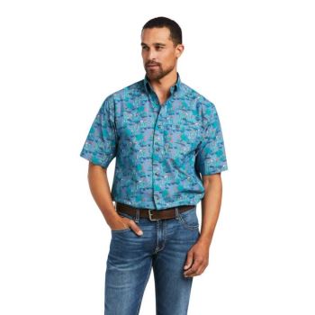 Ariat Daxton Klasické Fit Shirt Mätové | mWAD357T