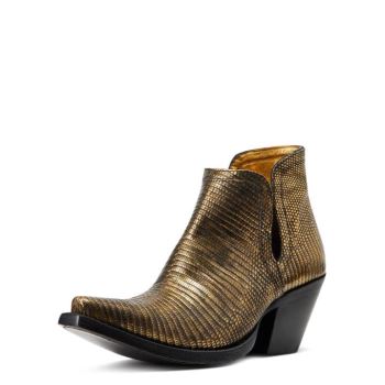 Ariat Dixon Lizard Western Boot Zlate | 0eU8TJiH