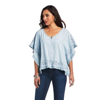 Ariat Eden Top Svetlo Modre | FdDwRKQz
