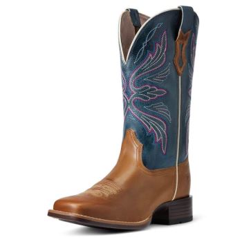 Ariat Edgewood Western Boot Almond Buff | KSX2xFp4
