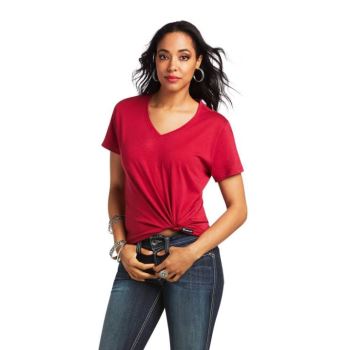 Ariat Element T-Shirt Červené | sS5pWrM3