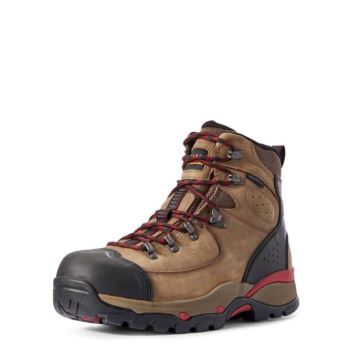 Ariat Endeavor 6" Nepremokave Pracovná Boot Mushroom Taupe | DsUu1wzC