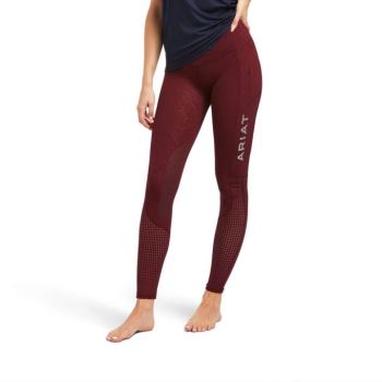 Ariat Eos Knee Patch Tight Zinfandel Bit Print Emboss | Y1v3x8JG