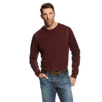 Ariat FR AC Crew T-Shirt Malbec | 2OhTZGBK