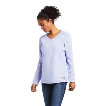 Ariat FR AC Crew Top Lavendel | luinJqG0