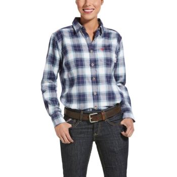 Ariat FR Adina Pracovná Shirt Modre | 53SmPwq5