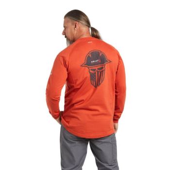 Ariat FR Air Full Cover Grafika T-Shirt Volcanic Heather | dE4m1R5Q