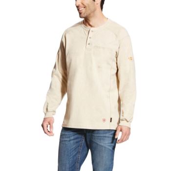 Ariat FR Air Henley Sand Heather | bhvm7Zh7