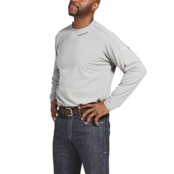 Ariat FR Baselayer T-Shirt Strieborne | tXfKQKfn