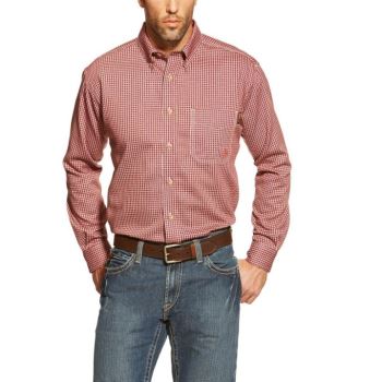 Ariat FR Bell Pracovná Shirt Wine | l5pppWTq