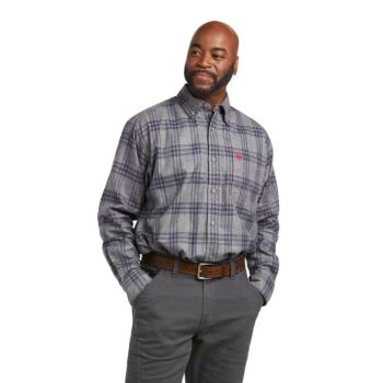 Ariat FR Byers Pracovná Shirt Siva | 3qfZMH74