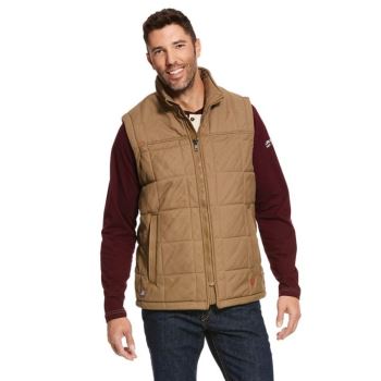 Ariat FR Crius Insulated Vest Hnedožltý | vbDxEfG7